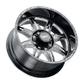 Picture of Weld Cheyenne W132 Series 20x10 - 8x170 BP - -18 Offset - 4-75 BS - 125-1 Bore - Gloss Black MIL