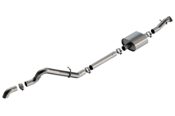 Picture of Borla 21-22 Ford Bronco 2-3L 2DR-4DR T-304 Stainless Steel Cat-Back Touring Exhaust - Brushed