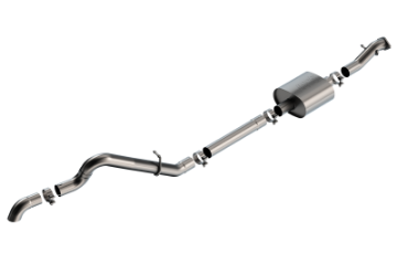 Picture of Borla 21-22 Ford Bronco 2-3L 2DR-4DR T-304 Stainless Steel Cat-Back S-Type Exhaust - Brushed