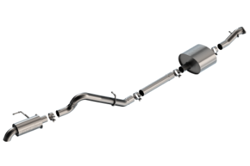 Picture of Borla 21-22 Ford Bronco 2-7L 2DR-4DR T-304 Stainless Steel Cat-Back Touring Exhaust - Brushed