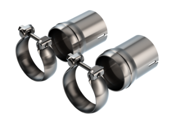Picture of Borla 18-22 Dodge Charger R-T 5-7L V8 T-304 Stainless Steel Ball Flare Tip Adapter - Brushed