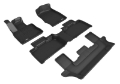 Picture of 3D MAXpider 2020-2022 Ford Explorer 1st-2nd-3rd Row Floor Mats - Black