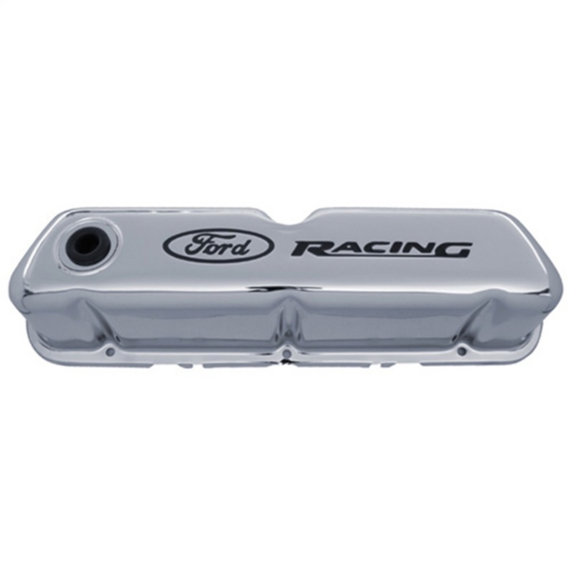 Picture of Ford Racing Logo Stamped Steel Valve Covers - Chrome