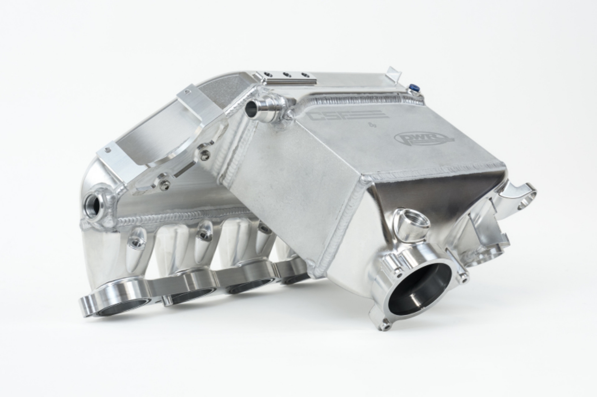 Picture of CSF BMW M2-M3-M4 S58 Comp & Non-Comp G8X Charge-Air Cooler Manifold - Raw Billet