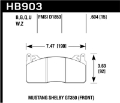 Picture of Hawk 2020 Ford Mustang 5-2L Shelby GT350 Front ER-1 Brake Pads