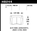 Picture of Hawk 72-74 Jaguar XJ12 Front ER-1 Brake Pads
