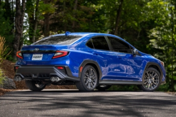 Picture of MBRP 2022+ Subaru WRX 3in Cat-Back Dual Split Rear Quad Carbon Fiber Tips Street Profile Exhaust