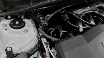 Picture of J&L 18-24 Toyota Camry 3-5L V6 Oil Separator 3-0 Passenger Side - Black Anodized