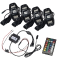 Picture of Oracle Underbody RGB+W Wheel Well Rock Light Kit - 4 PCS - ColorSHIFT