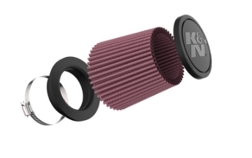 Picture of K&N Universal Clamp-On Air Filter 3in FLG -4 1-2in B - 3 1-2in T - 4 3-8in H