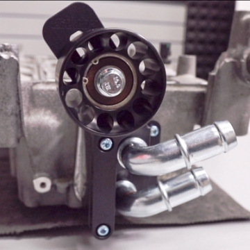 Picture of VMP Performance 07-14 Ford Shelby GT500 Coolant Manifold w- Aux Idler 3-4in Flow Tubes