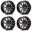 Picture of Ford Racing 21-22 Mach-E 20in Machined Face Wheel Kit