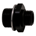 Picture of DeatschWerks 6AN ORB Male to M18 X 1-5 Metric Male Incl O-Ring and Washer - Anodized Matte Black