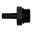Picture of DeatschWerks 10AN ORB Male to 5-16in Male Triple Barb Fitting Incl O-Ring - Anodized Matte Black