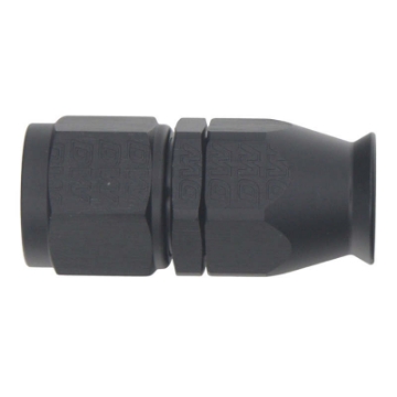 Picture of DeatschWerks 8AN Female Swivel Straight Hose End PTFE Incl 1 Olive Insert - Anodized Matte Black