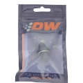 Picture of DeatschWerks 6AN Male Flare to M16 X 1-5 Male Metric Adapter Incl Washer - Anodized Matte Black