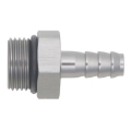 Picture of DeatschWerks 8AN ORB Male to 5-16in Male Triple Barb Fitting Incl O-Ring - Anodized DW Titanium