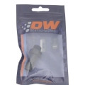 Picture of DeatschWerks 6AN ORB Male to 1-2in Male Triple Barb Fitting Incl O-Ring - Anodized Matte Black