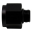 Picture of DeatschWerks 6AN ORB Male to M18 X 1-5 Metric Female Incl O-Ring - Anodized Matte Black