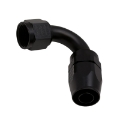 Picture of DeatschWerks 10AN Female Flare Swivel 120-Degree Hose End CPE - Anodized Matte Black