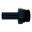 Picture of DeatschWerks 10AN ORB Male to 1-2in Male Barb Fitting - Anodized Matte Black