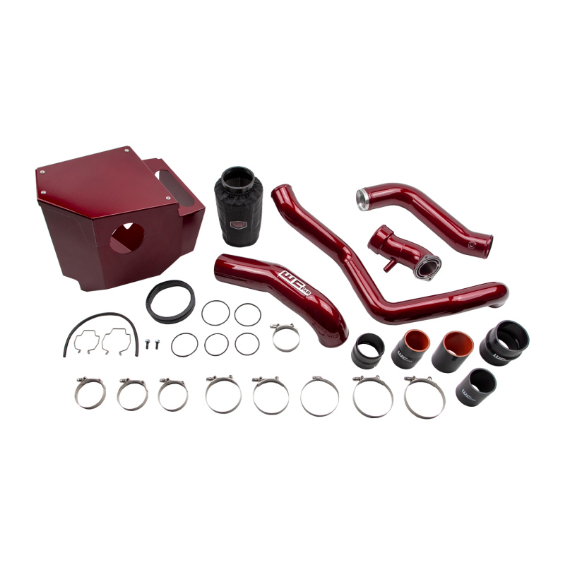 Picture of Wehrli 20-24 ChevroletL5P Duramax High Flow Intake Bundle Kit - WCFab Candy Red