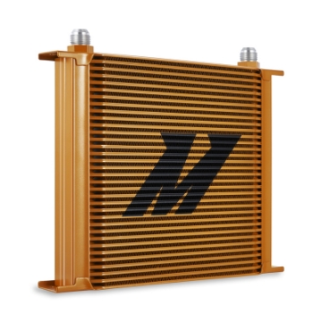 Picture of Mishimoto Universal 34 Row Oil Cooler - Gold