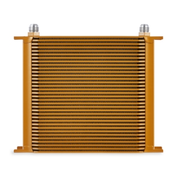Picture of Mishimoto Universal 34 Row Oil Cooler - Gold
