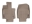 Picture of WeatherTech 2020+ Toyota Highlander Front FloorLiner - Tan