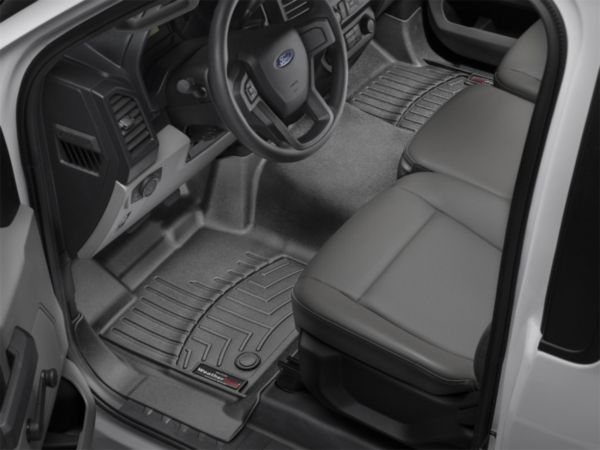 Picture of WeatherTech 2012-2019 Nissan NV Passenger Rear FloorLiner for Vinyl Floors - Black