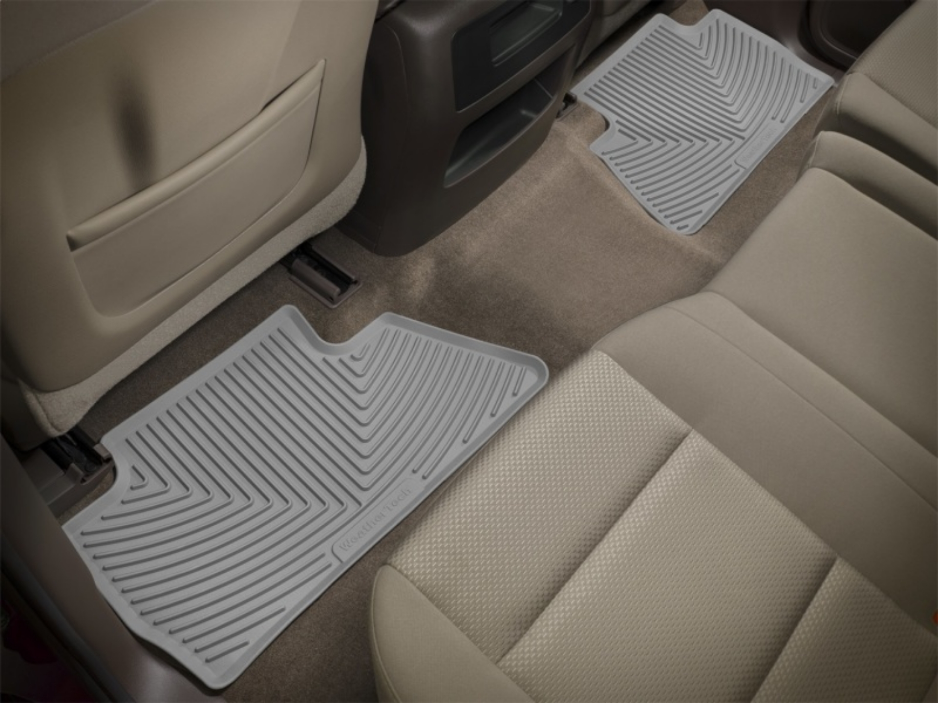 Picture of WeatherTech 2006-2008 Dodge Ram Truck 2500-3500 Rear Rubber Mats - Grey