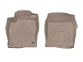 Picture of WeatherTech 2017+ Honda Civic Front FloorLiner HP - Tan