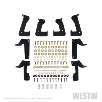 Picture of Westin 07-18 Jeep Wrangler JK 2dr- HDX Stainless Drop Nerf Step Bars - Tex- Blk