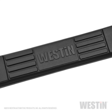 Picture of Westin 18-22 Jeep Wrangler JLU 4dr- E-Series 3 Nerf Step Bars - Tex- Blk