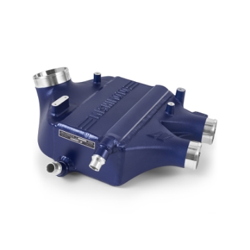 Picture of Mishimoto 15-20 BMW F8X M3-M4 Performance Air-to-Water Intercooler Power Pack - Frozen Dark Blue