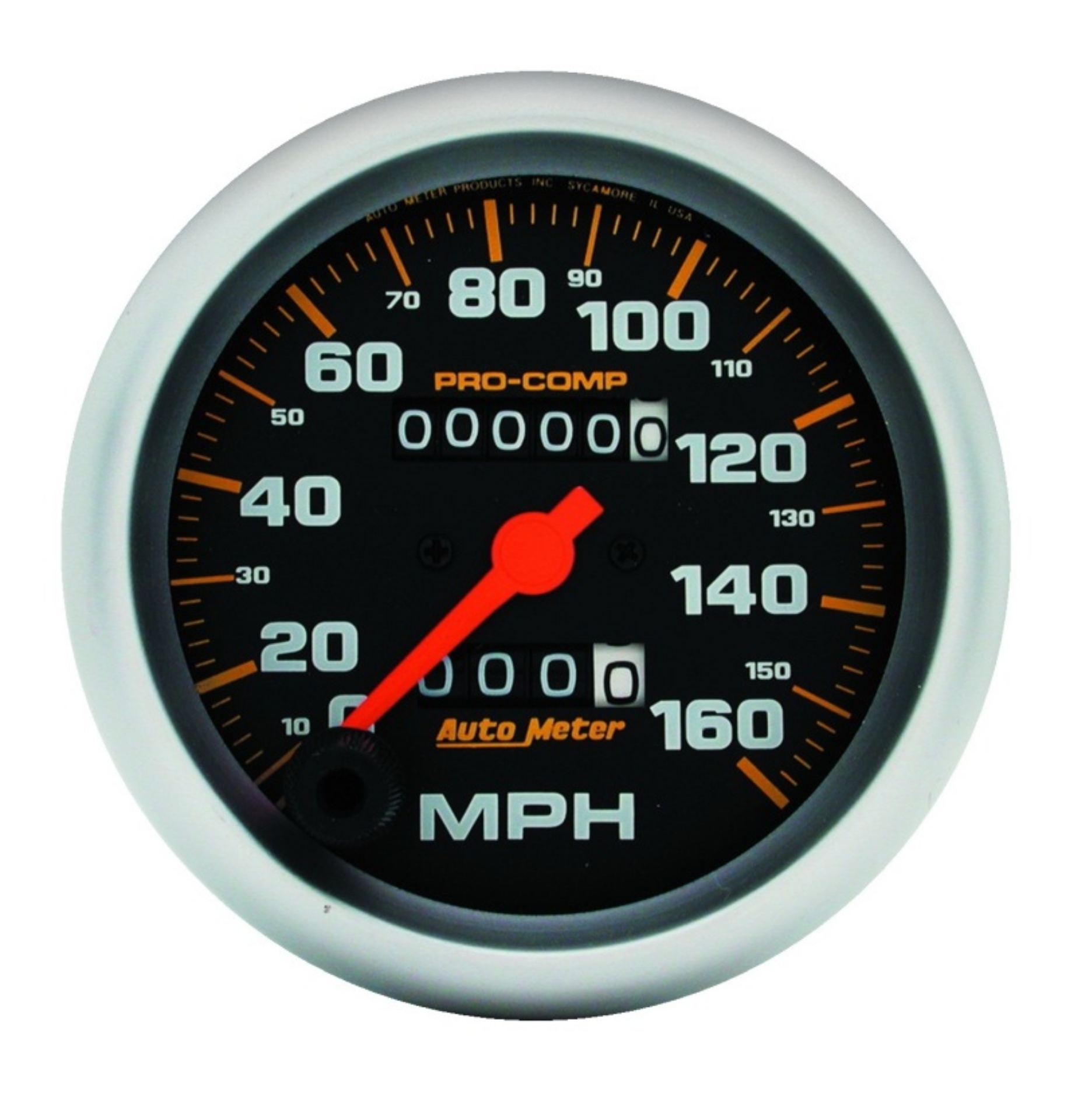 Picture of Autometer Pro-Comp Mechanical Speedometer 3 3-8in 160 mph Gauge