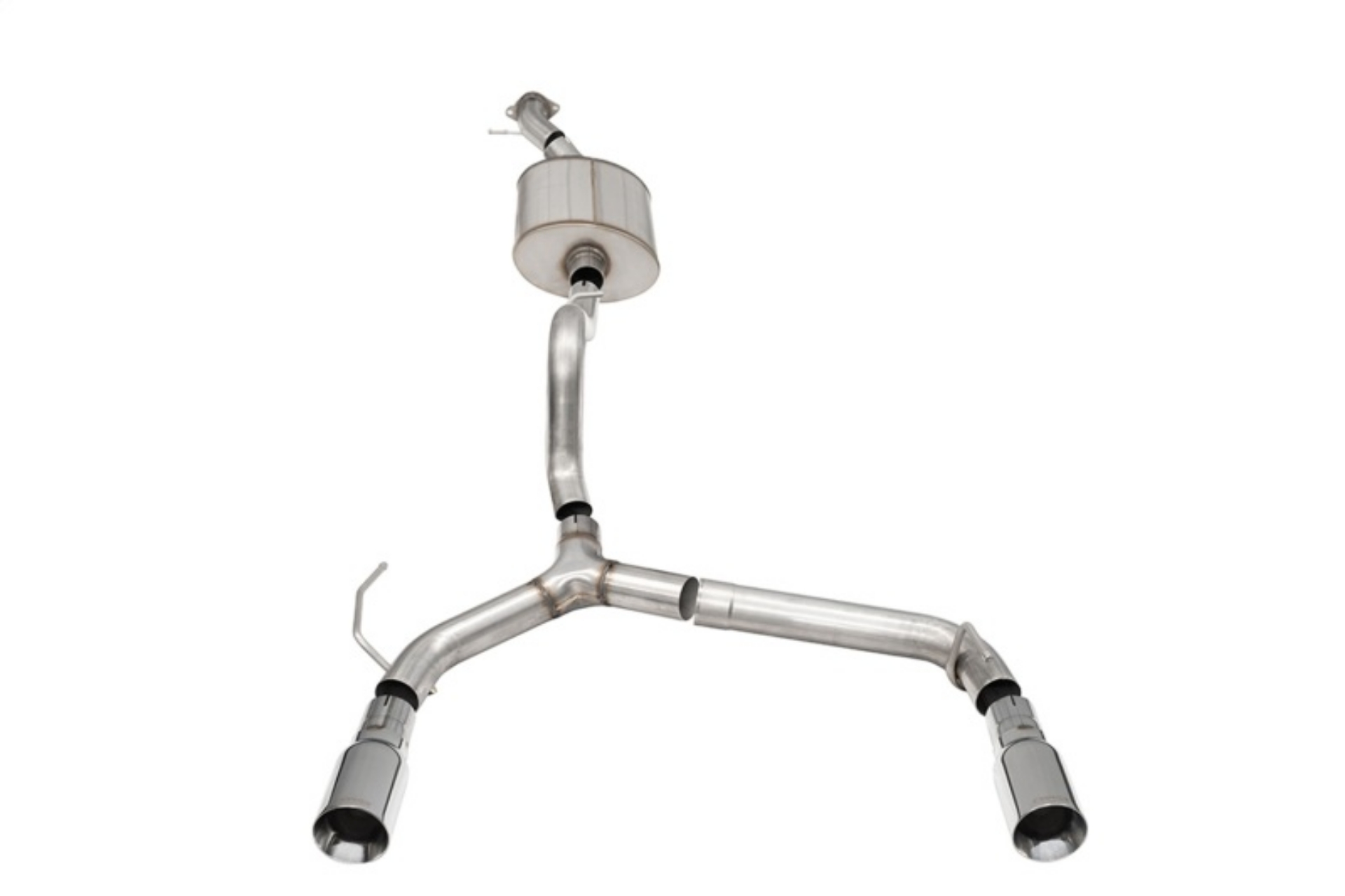 Picture of Corsa 21-25 Ford Bronco 2-7L 2-Door 2-75in Cat-Back Dual Rear Exhaust w-4in Straight-Cut Polish Tips