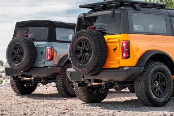 Picture of Corsa 21-25 Ford Bronco 2-7L 2-Door 2-75in Cat-Back Dual Rear Exhaust w-4in Straight-Cut Polish Tips