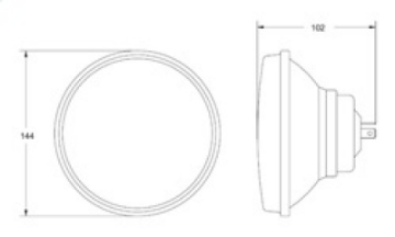 Picture of Hella Headlamp ESH FAPO 1A3