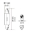 Picture of Hella Bulb 6430 24V 3W SV7-8 T2-5 8x29mm