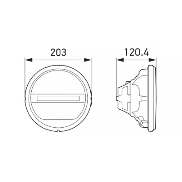 Picture of Hella Headlamp INSERT GR 1F8