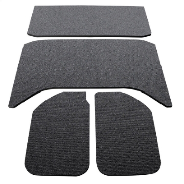 Picture of DEI 11-18 Jeep Wrangler JK 4-Door Boom Mat Headliner - 4 Piece - Black