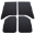 Picture of DEI 11-18 Jeep Wrangler JK 2-Door Boom Mat Headliner - 4 Piece - Black