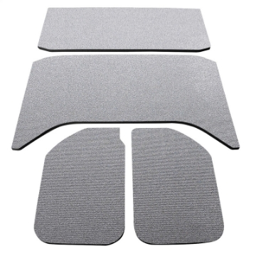Picture of DEI 11-18 Jeep Wrangler JK 4-Door Boom Mat Headliner - 4 Piece - Gray