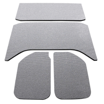 Picture of DEI 11-18 Jeep Wrangler JK 4-Door Boom Mat Headliner - 4 Piece - Gray