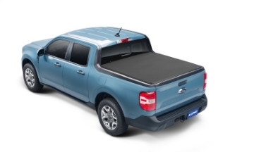 Picture of Lund 2022+ Ford Maverick 4-5ft- Bed Genesis Elite Tri-Fold Tonneau Cover - Black