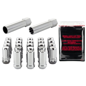 Picture of McGard SplineDrive Tuner 23-PC Jeep JL Install Kit w-Locks & Tool Cone M14X1-5 - 22m Hex - Chrome