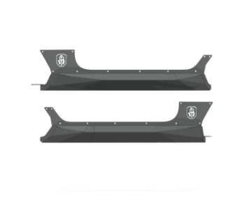 Picture of Road Armor 2018+ Jeep Wrangler JL 2-Door Stealth Rocker Guards - Tex Blk