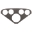 Picture of AutoMeter Faceplate For PN 2208 Optional Silver Carbon Look