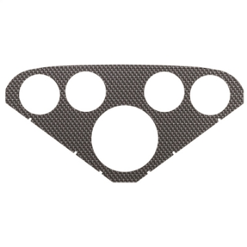 Picture of AutoMeter Faceplate For PN 2208 Optional Silver Carbon Look
